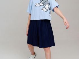 Фуфайка трикотажная для девочек (футболка)