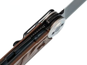 Складной нож Перемен Мысь BW, сталь 8Cr14MoV, рукоять FRN, коричневый