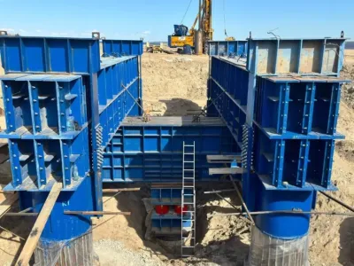 Группа «ВИС» рассказала о работах на площадке строительства Ленского моста