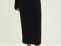 Юбка с шерстью и кашемиром