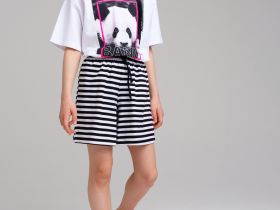 Шорты трикотажные для девочек, 2 шт в комплекте