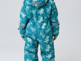 Комбинезон текстильный с полиуретановым покрытием для девочек