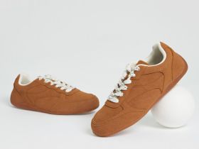 Кеды из искусственной замши для девочек, Оранжевый