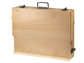 Этюдный ящик Pinax FE-50W, планшетный на стальной треноге, бук
