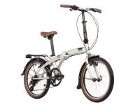Складной велосипед Novatrack Town 20 V-brake, год 2024, цвет Серый