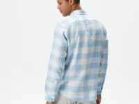 Мужская клетчатая рубашка Lacoste