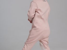 Комбинезон детский трикотажный для девочек, 2 шт в комплекте