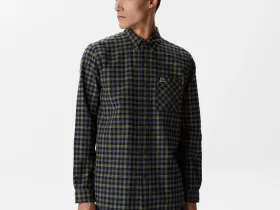 Мужская хлопковая рубашка Lacoste стандартного кроя