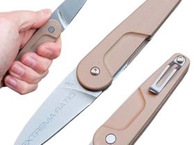 Складной нож Extrema Ratio BD0R, сталь N690, рукоять нейлон, песочный