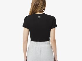 Женская хлопковая футболка Lacoste Urban