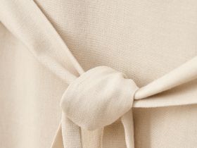 Платье Lino с поясом, бежевое