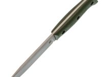 Туристический нож Град Горький Универсал, сталь AUS-10Co, рукоять оливковая микарта