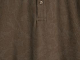 Поло с растительным принтом, Серый