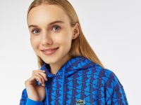 Платье Lacoste стандартного кроя с длинными рукавами и капюшоном