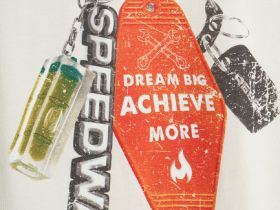 Футболка с принтом для мальчиков, Бежевый