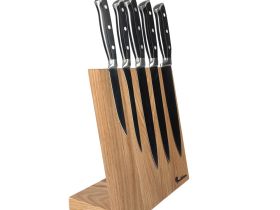 Подставка для ножей магнитная Woodinhome KS002LSON, дуб