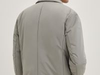 Утепленная куртка с отложным воротником