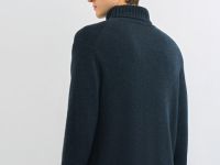 Свитер с содержанием шерсти, Синий