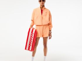 Женская толстовка Lacoste на молнии