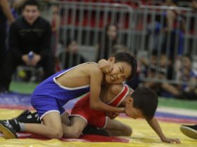 Около 1400 юных участников собрал фестиваль борьбы в Якутске