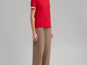 Футболка облегающего кроя из хлопкового джерси