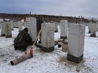 Дмитрий Лепчиков и руководство Службы спасения Якутии проверили ход строительства склада ГО