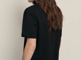 Футболка свободного силуэта с принтом