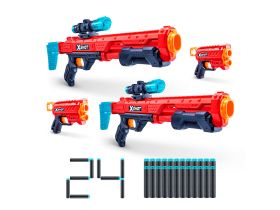 36734 Игровой набор ZURU X-Shot EXCEL: Комбо (бластеры 2х Хоукай + 2х Микро v2,0, 24 снаряда)