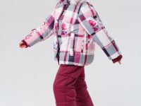 Комплект текстильный с полиуретановым покрытием для девочек: куртка, полукомбинезон