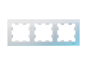 Рамка 3-постовая AtlasDesign Classic, белый