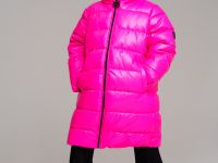 Пальто текстильное с полиуретановым покрытием для девочек