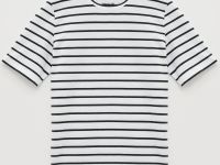 Футболка в полоску из хлопка