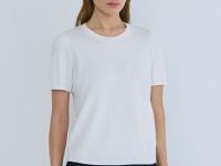 Джемпер с коротким рукавом, Белый