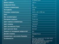 Клавиатура проводная Оклик 145M Чёрная