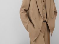 Широкие брюки, Бежевый