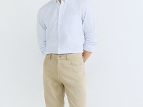 Зауженные джинсы Tapered fit, Бежевый