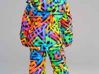 Комплект текстильный с полиуретановым покрытием для девочек: куртка, полукомбинезон