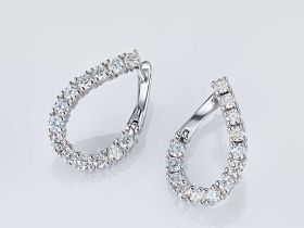 Серьги из белого золота э4712сг09200925