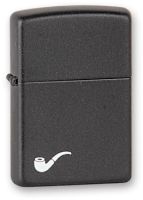 Зажигалка ZIPPO PL Black Matte, латунь с порошковым покрытием, черный, матовая, 36х56х12 мм