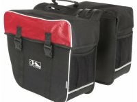 Велосумка-штаны на багажник ACME M-Wave Amsterdam Double (черный / красный 30 литров)