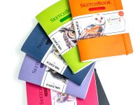 Скетчбук для акварели Малевичъ "Veroneze" 15х20 см 18л 200 г, салатовый