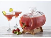 Kilner Диспенсер для напитков на подставке 1 л прозрачный Barrel Kilner