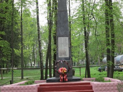 Братская могила 94 советских воинов, погибших в 1943 г. в боях с немецко-фашистскими захватчиками при освобождении г. Новозыбкова