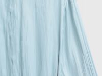 Блузка из сатина с поясом, Зеленый