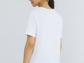 Футболка с принтом, Белый