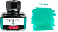 Чернила в банке Herbin, 30 мл, Vert r?s?da Зелено-голубой