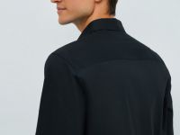 Классическая рубашка из хлопка, Черный