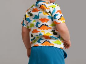 Комплект детский трикотажный для мальчиков: фуфайка (футболка), шорты