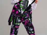 Комбинезон текстильный с полиуретановым покрытием для девочек