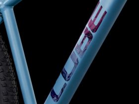 Горный велосипед Cube Attention SLX 27.5, год 2025, цвет Голубой-Красный, ростовка 14.5